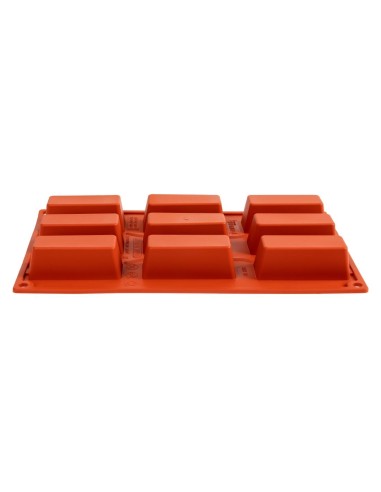 Plaque 9 gâteaux en silicone Pavoni Formaflex - GN 1/3