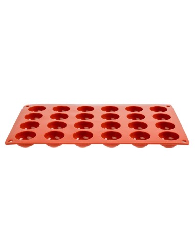 Plaque 24 pomponnettes silicone Pavoni Formaflex GN 1/3
