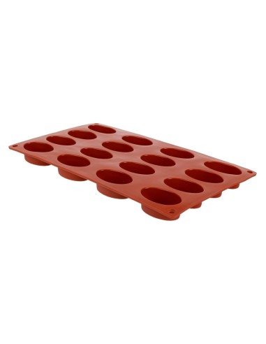 Plaque 16 ovales silicone Pavoni Formaflex GN 1/3