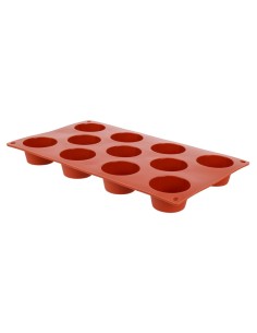 Plaque 11 mini-muffins silicone Pavoni Formaflex - GN 1/3 2