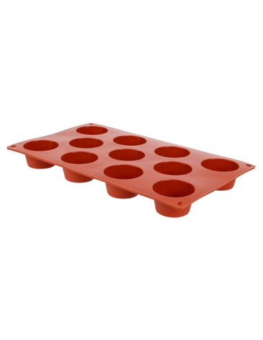Plaque 11 mini-muffins silicone Pavoni Formaflex - GN 1/3
