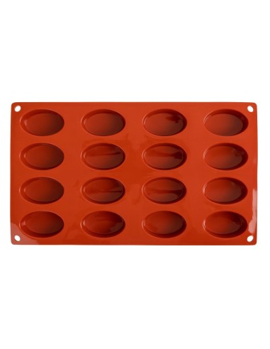 Plaque 16 ovales silicone Pavoni Formaflex GN 1/3