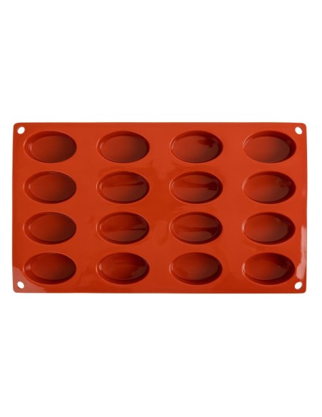 Plaque 16 ovales silicone Pavoni Formaflex GN 1/3