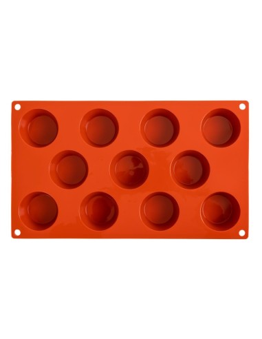 Plaque 11 mini-muffins silicone Pavoni Formaflex - GN 1/3