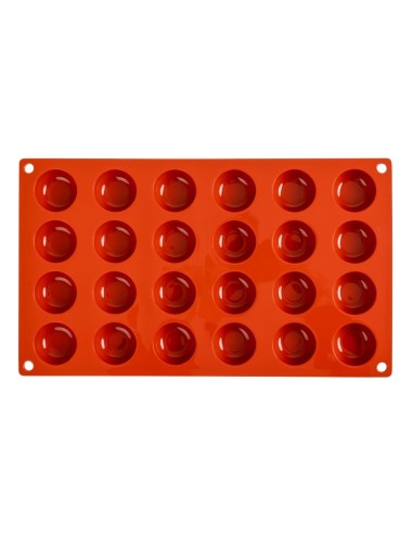 Plaque 24 pomponnettes silicone Pavoni Formaflex GN 1/3
