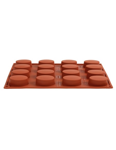 Plaque 16 ovales silicone Pavoni Formaflex GN 1/3