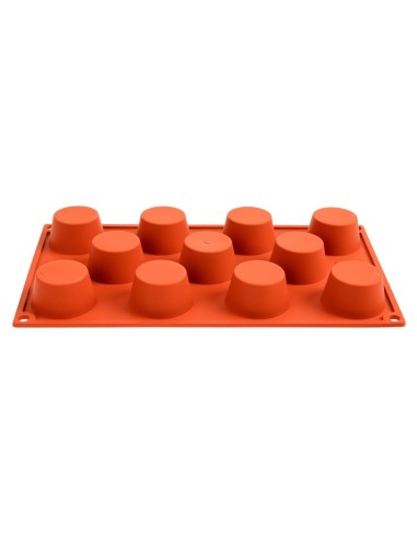 Plaque 11 mini-muffins silicone Pavoni Formaflex - GN 1/3