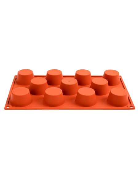 Plaque 11 mini-muffins silicone Pavoni Formaflex - GN 1/3
