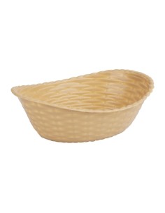 Panier ovale en polypropylène Olympia Kristallon - 215x160 mm