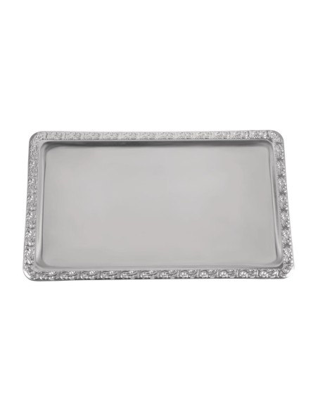 Plateau de service rectangulaire inox APS GN1/1 - 530x325 mm
