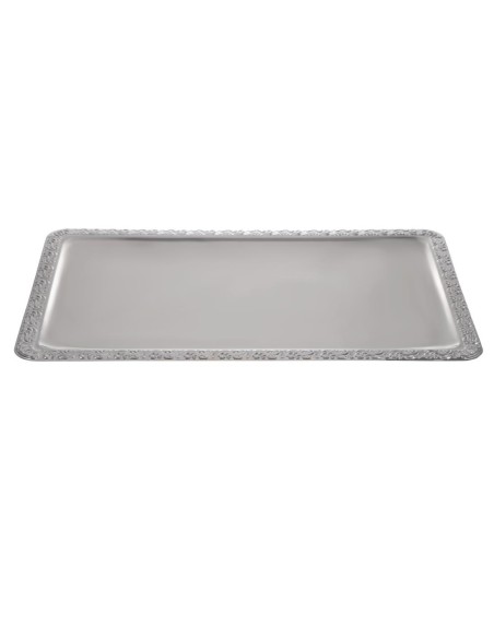 Plateau de service rectangulaire inox APS GN1/1 - 530x325 mm