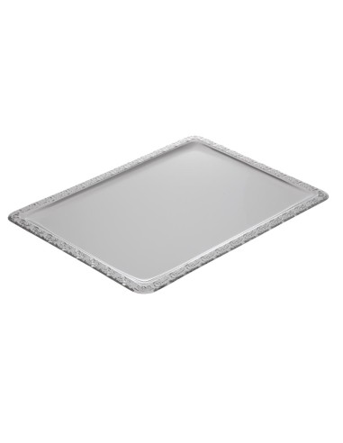 Plateau de service rectangulaire inox APS 500x360 mm