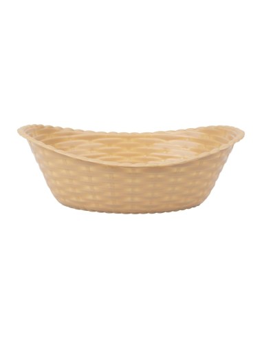 Panier ovale en polypropylène Olympia Kristallon - 215x160 mm