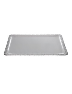 Plateau de service rectangulaire inox APS 500x360 mm 2