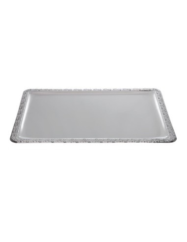 Plateau de service rectangulaire inox APS 500x360 mm