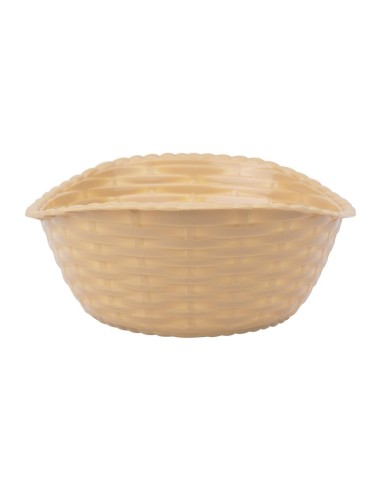 Panier ovale en polypropylène Olympia Kristallon - 215x160 mm