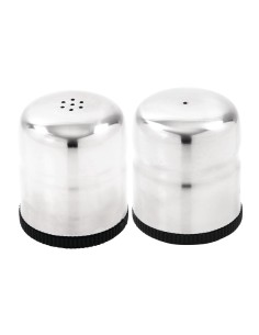 Ensemble mini salière et poivrière Olympia - Inox 50ml