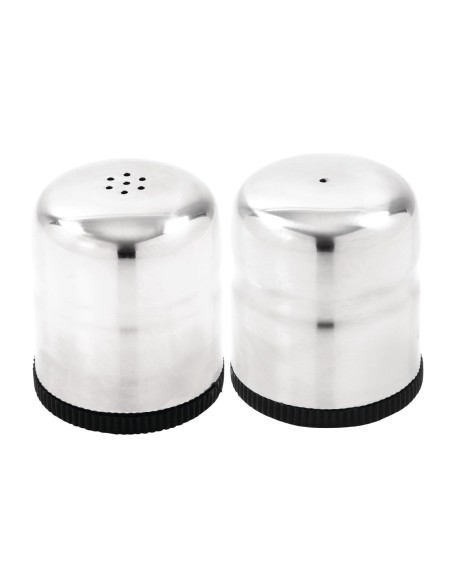 Ensemble mini salière et poivrière Olympia - Inox 50ml