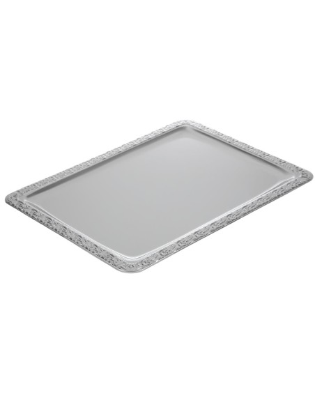 Plateau de service rectangulaire inox APS 420x310 mm