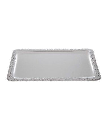Plateau de service rectangulaire inox APS 420x310 mm