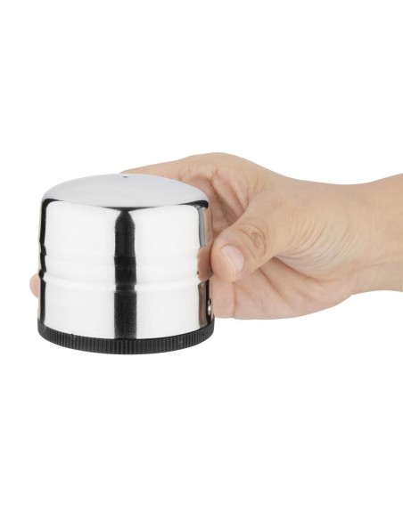 Ensemble salière et poivrière Olympia Jumbo - Inox 0,14 L