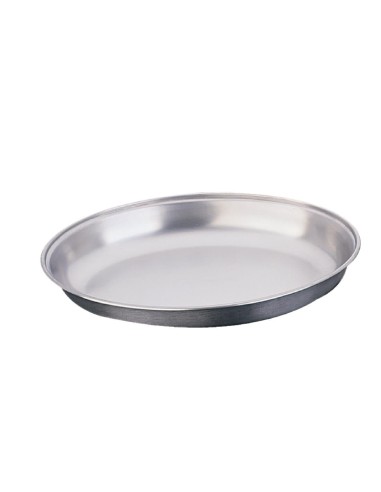 Plat à légumes ovale Olympia 180x252 mm - Inox