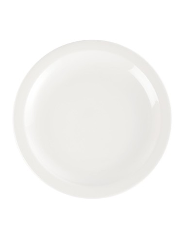 Assiettes Nova Churchill Whiteware 254mm - Lot de 24