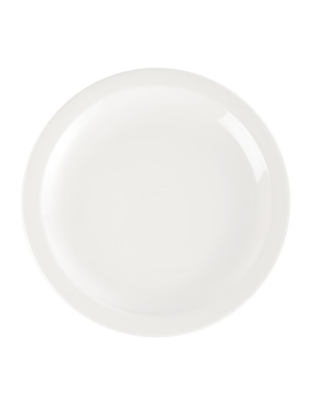 Assiettes Nova Churchill Whiteware 254mm - Lot de 24