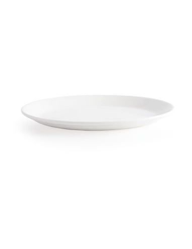 Plateaux ovales blancs Churchill Whiteware 305mm - lot de 12