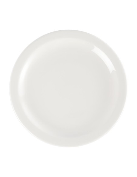 Assiettes Nova Churchill Whiteware 203 mm - lot de 24