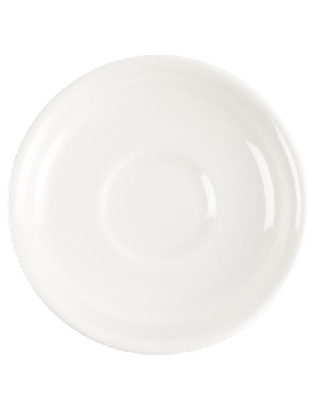 Soucoupes Churchill Whiteware 137 mm - lot de 24