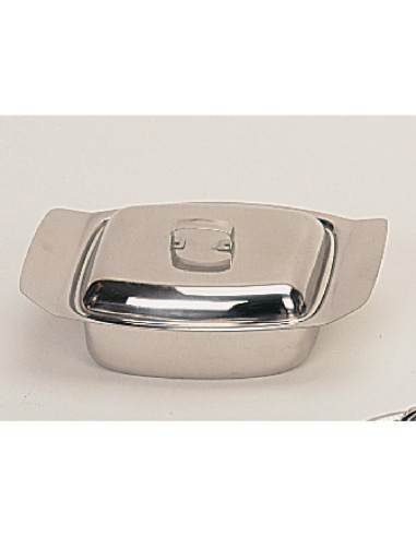 Beurrier inox avec couvercle - 227 g