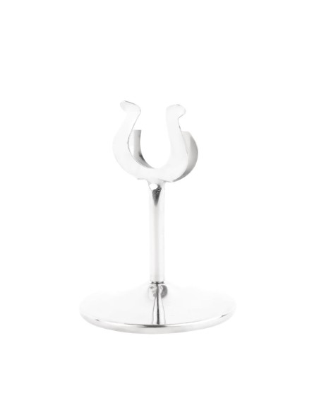 Support numéro de table Olympia 100mm - Acier inoxydable