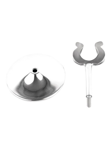 Support numéro de table Olympia 100mm - Acier inoxydable