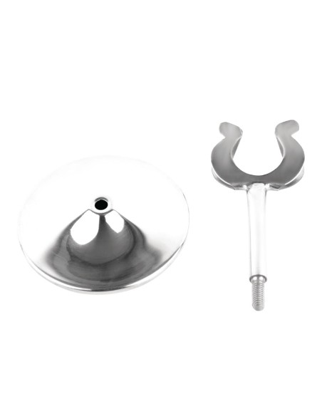Support numéro de table Olympia 100mm - Acier inoxydable