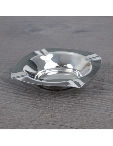 Cendrier en inox Olympia - 25x121 mm, durable et facile à nettoyer