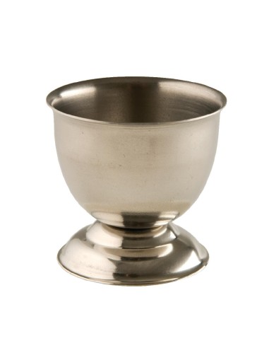 Coquetier en inox Olympia - 46x49 mm