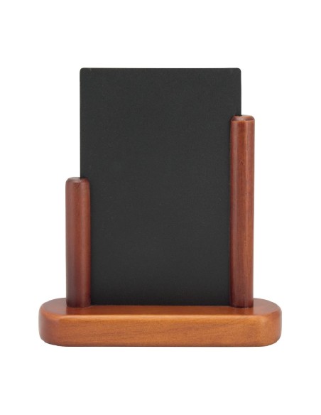 Ardoise de table Securit acajou 170 x 155 mm
