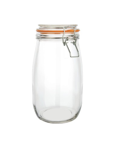 Bocal à conserve à clip 1,5L Vogue - verre hermétique