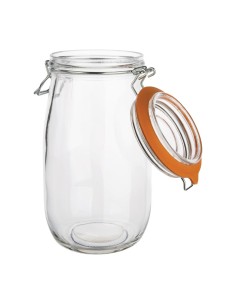 Bocal à conserve à clip 1,5L Vogue - verre hermétique 2