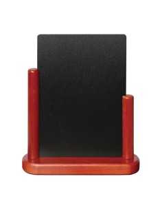 Ardoise de table Securit finition acajou 280x200 mm