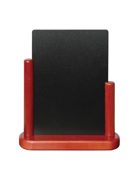 Ardoise de table Securit finition acajou 280x200 mm
