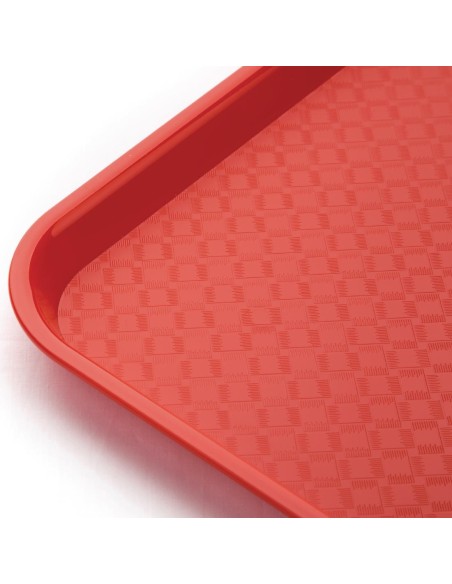 Plateau self-service Olympia Kristallon rouge 305x415 mm