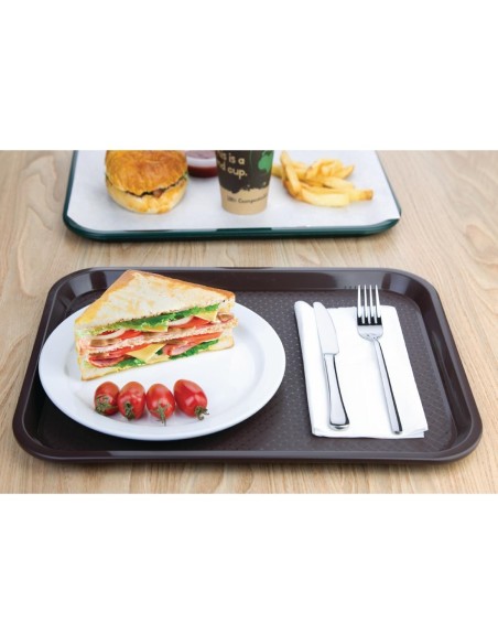Plateau self-service Olympia Kristallon marron 305x415 mm