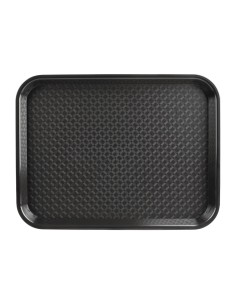 Plateau self-service Olympia Kristallon noir 450x350 mm