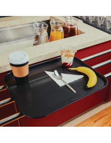 Plateau self-service Olympia Kristallon noir 305x415 mm