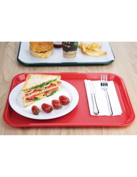 Plateau self-service Olympia Kristallon rouge 305x415 mm
