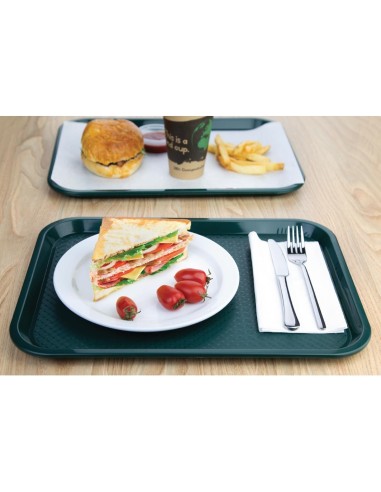 Plateau self-service Olympia Kristallon vert 415x305 mm