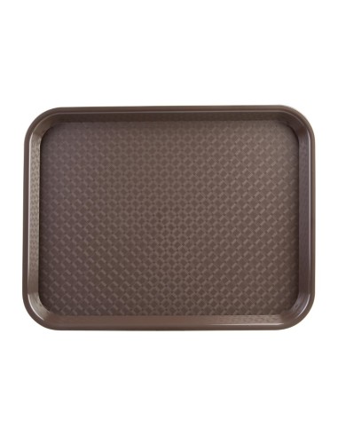 Plateau self-service Olympia Kristallon marron 450x350 mm