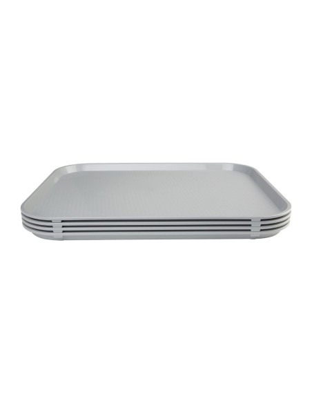 Plateau self-service Olympia Kristallon gris 350x450 mm